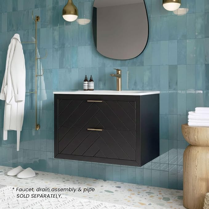 30 in. Wall Mounted Bathroom Vanity - Image 5