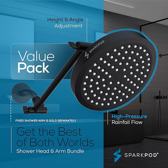 SparkPod Round Rain Shower Head - Image 3