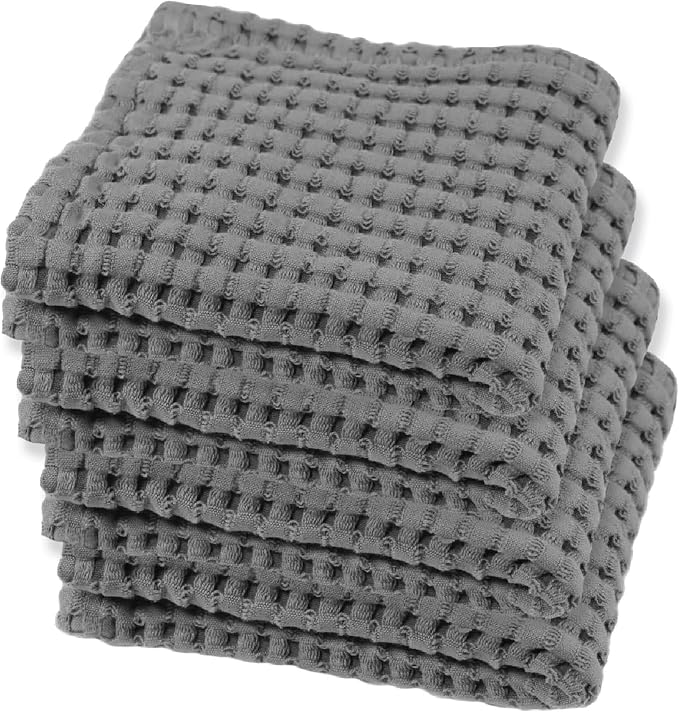 GILDEN TREE Waffle Bath Towels Wash Cloths by GildenTree
