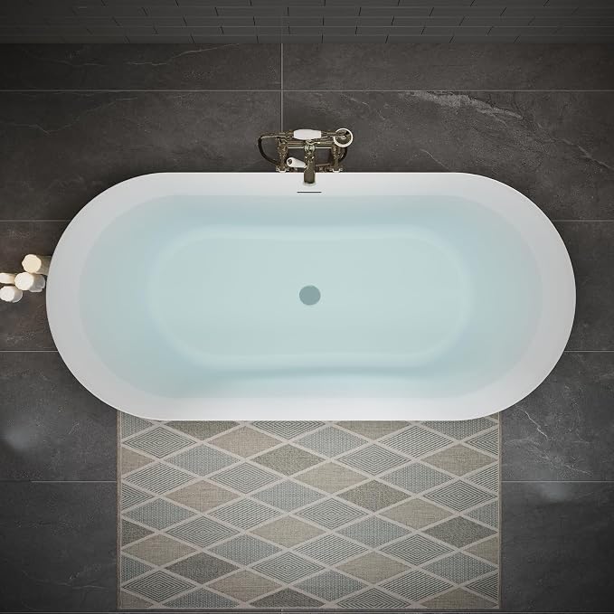 ABRUZZO 60" Acrylic Freestanding Bathtub - Image 3