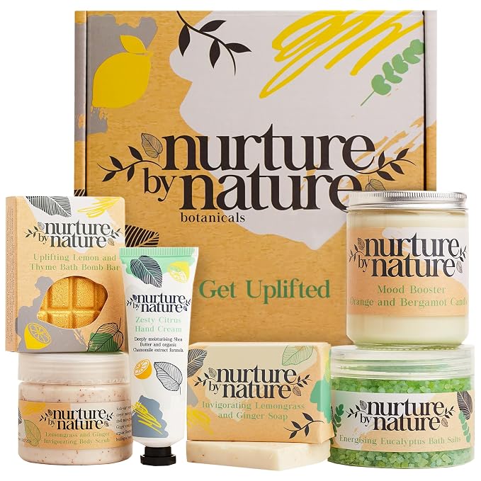 Nurture by Nature RELAX & UPLIFT Spa Kit by NurturebyNatureBotanicals
