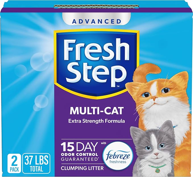 Fresh Step Advanced Multi Cat Clumping Litter by FreshStep