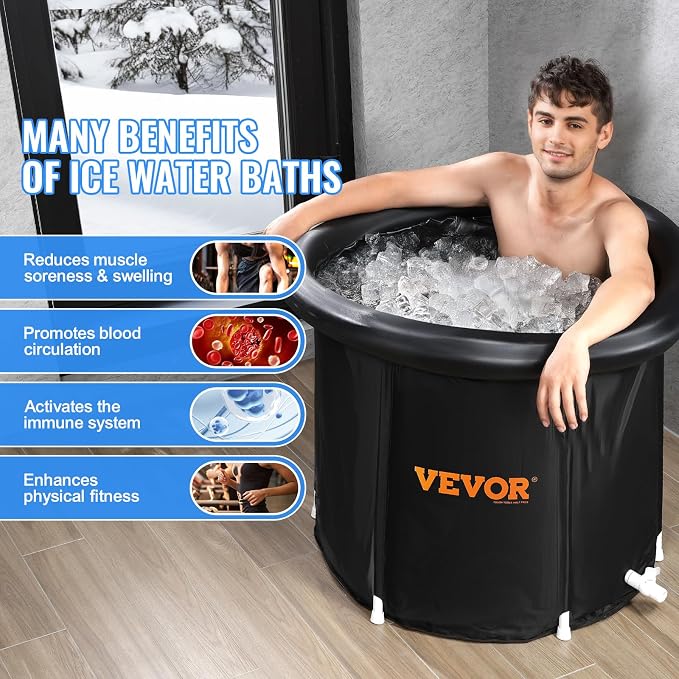 VEVOR Ice Bath Tub, Cold Water Therapy Plunge Tub - Image 6