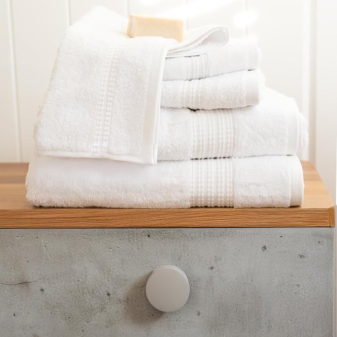 100% Turkish Cotton Towel Set of 6 - Image 6