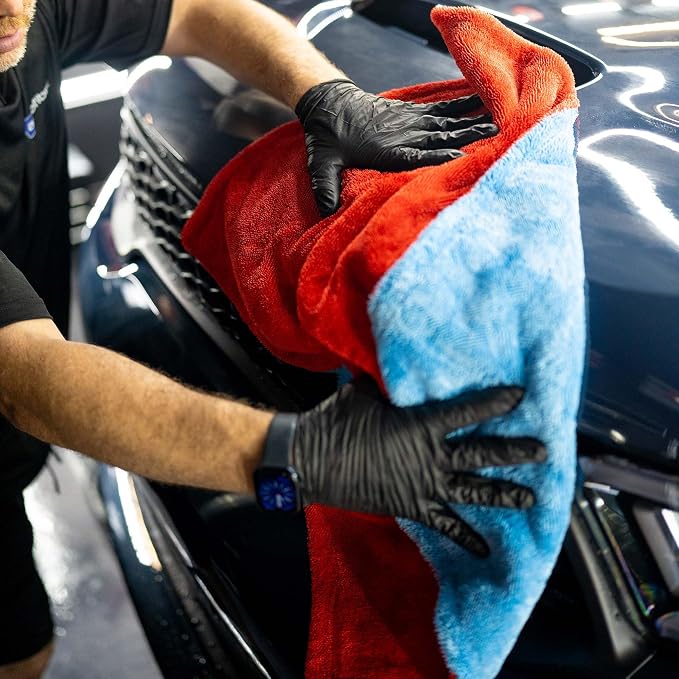 Autofiber Dreadnought Max Triple Layer Microfiber Car Drying Towel, Twist Pile - Image 2