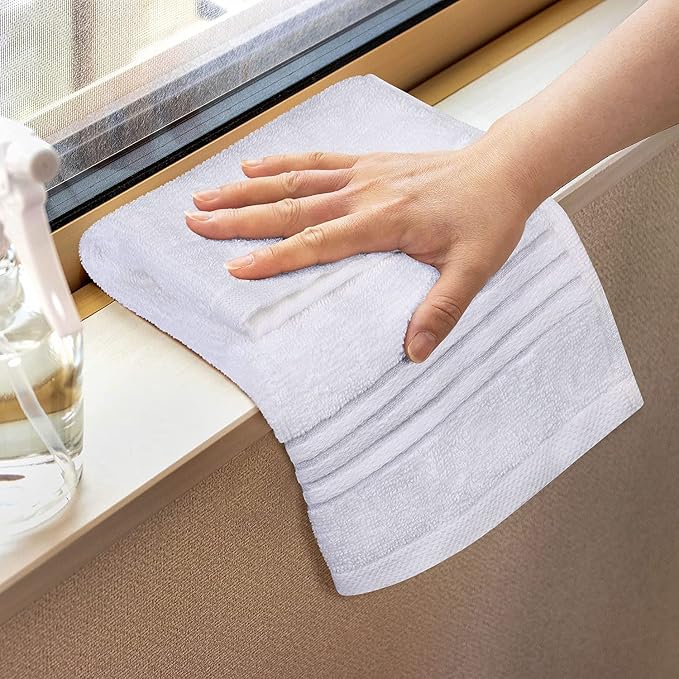 Utopia Towels 12 Pack Premium Wash Cloths Set, 12 by 12 Inches, 100% Cotton - Image 3