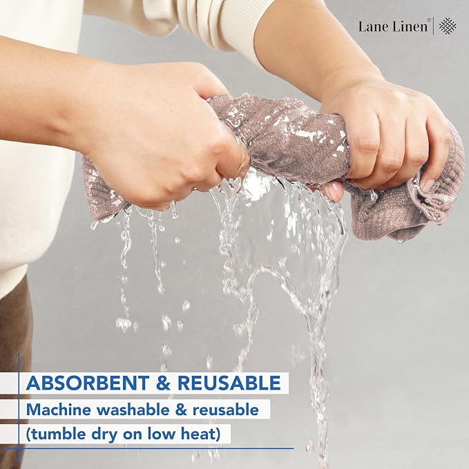 LANE LINEN 100% Cotton Wash Cloths - Image 7