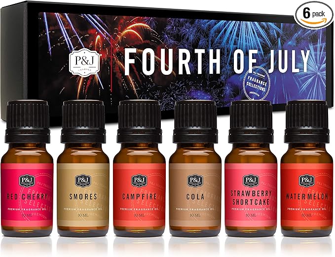 P&J Trading Fourth of July Set of 6 Fragrance Oils by PJTrading