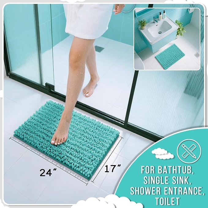 Yimobra Bathroom Rugs Non Slip Washable - Image 2
