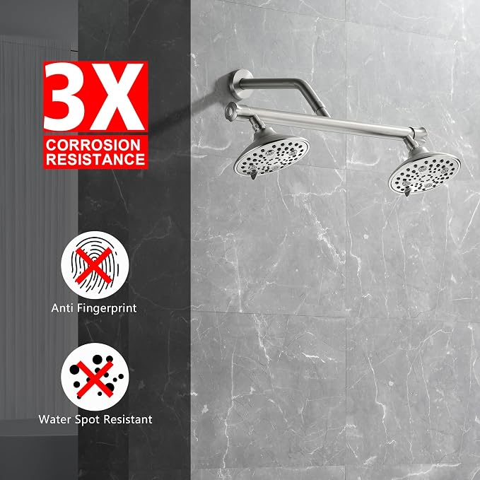 sumerain Dual Shower Head Combo Set - Image 9