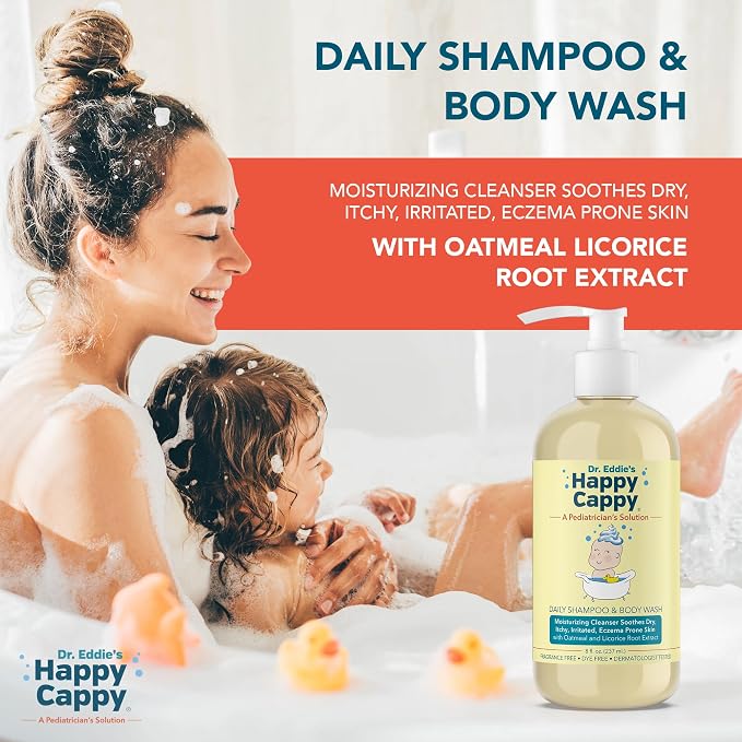 Happy Cappy Daily Medicated Shampoo and Body Wash Bundle - Image 6