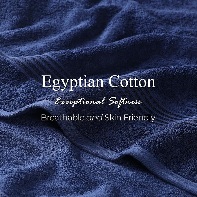 Superior Egyptian Cotton Bath Towel Set, Towels - Image 5