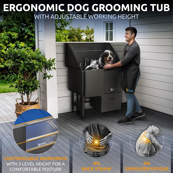 KANIS Black Line Professional Dog Washing Station - Image 4