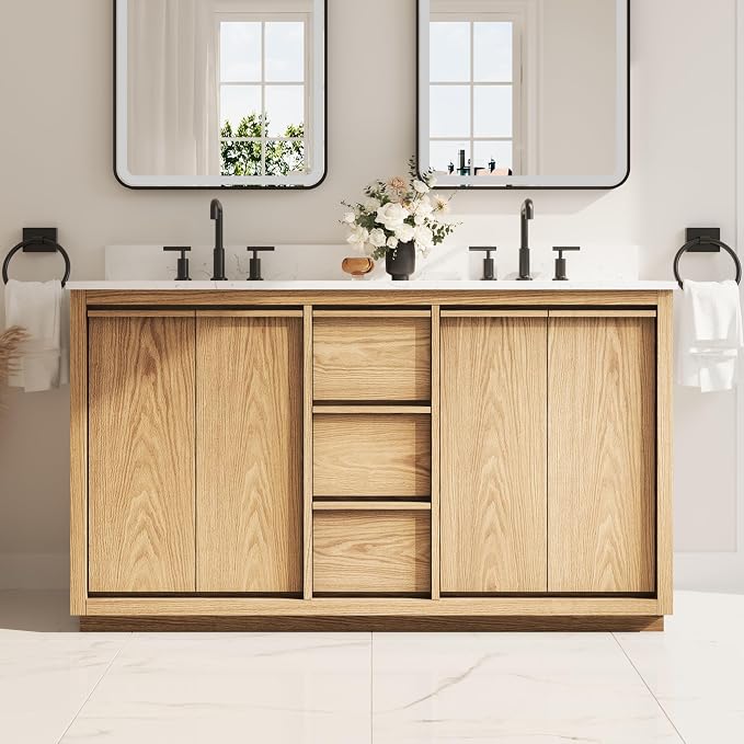 WELLFOR 60" Bathroom Vanity by WELLFOR