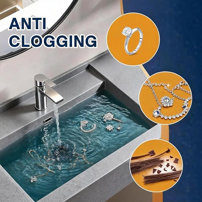 Bathroom Sink Stopper Strainer, Sink Stopper Hair Catcher - Image 4