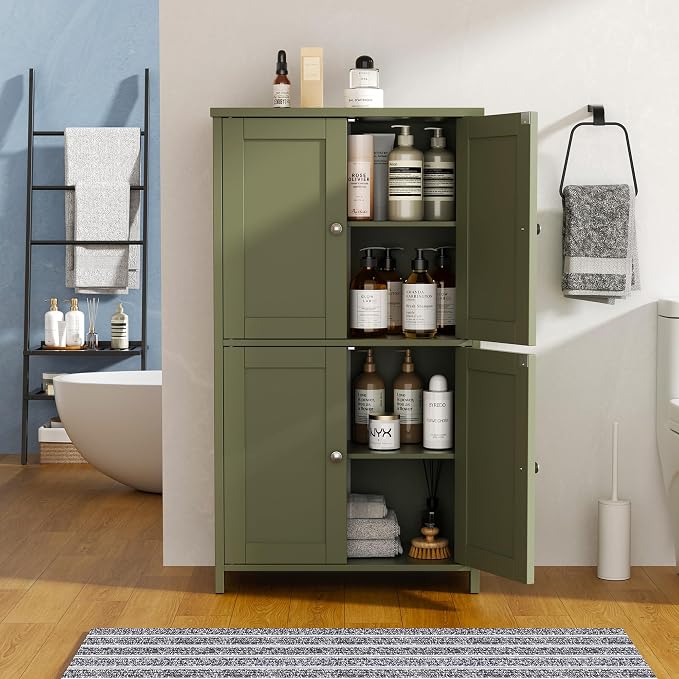 Vongrasig Bathroom Storage Cabinet, Modern Small Floor Cabinet - Image 2