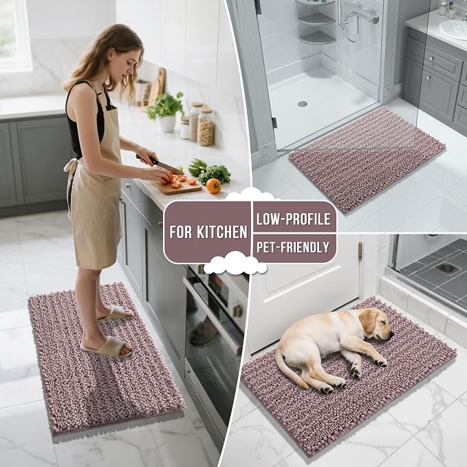 Yimobra Large Bathroom Rugs Non Slip Washable 36x24 Inch - Image 7