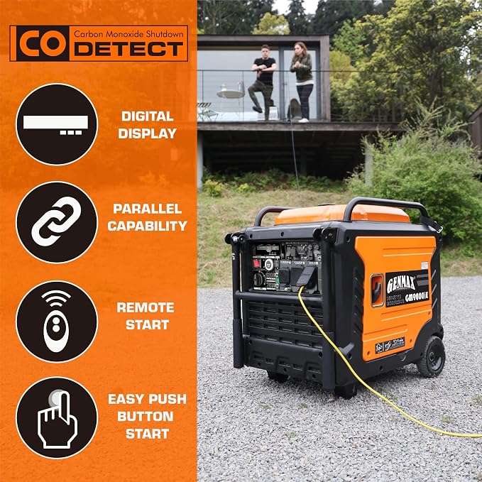 GENMAX Generator，EPA Compliant, Eco-Mode Feature, Ultra Lightweight - Image 3