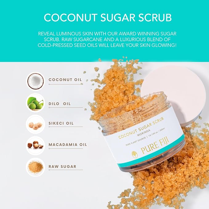 Pure Fiji Coconut Sugar Body Scrub - Image 6