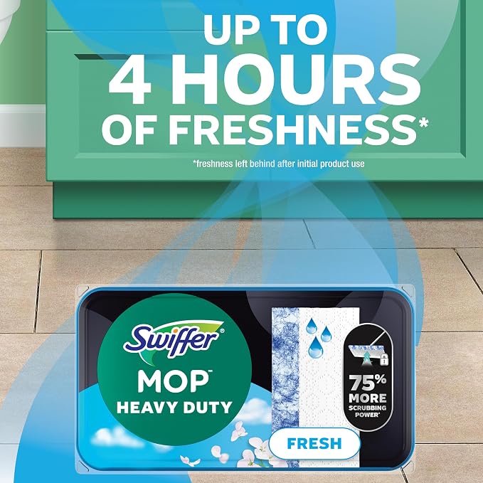 Swiffer Sweep & Mop Deluxe 2-in-1 Floor Mopping and Sweeping Kit, Includes 1 - Image 10