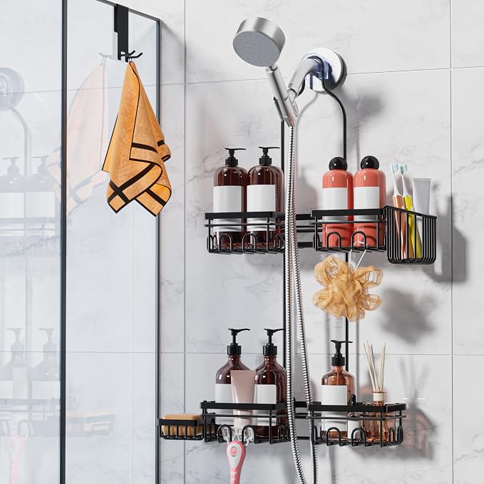 Shower Caddy Hanging with Door Hook by DAOUN