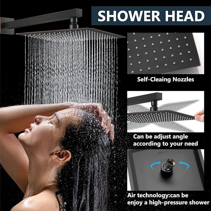 Aolemi Shower Faucet Set Rain Shower System - Image 2