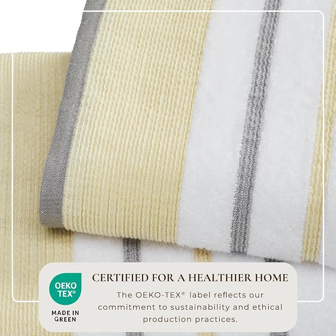 Great Bay Home Decorative Bath Towel Set - Image 2