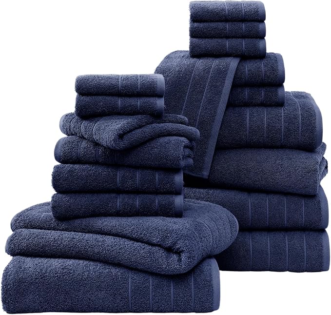 Casa Platino 100% Cotton Luxury Bath Towel Set - Image 2