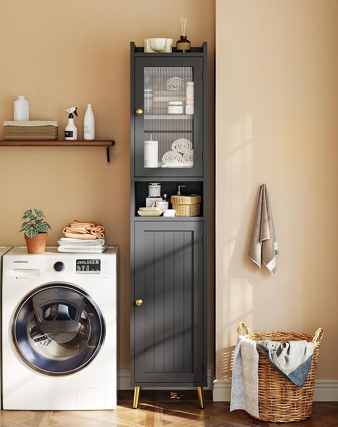 Bathroom Storage Cabinet, Slim Bathroom Storage Cabinet - Image 9