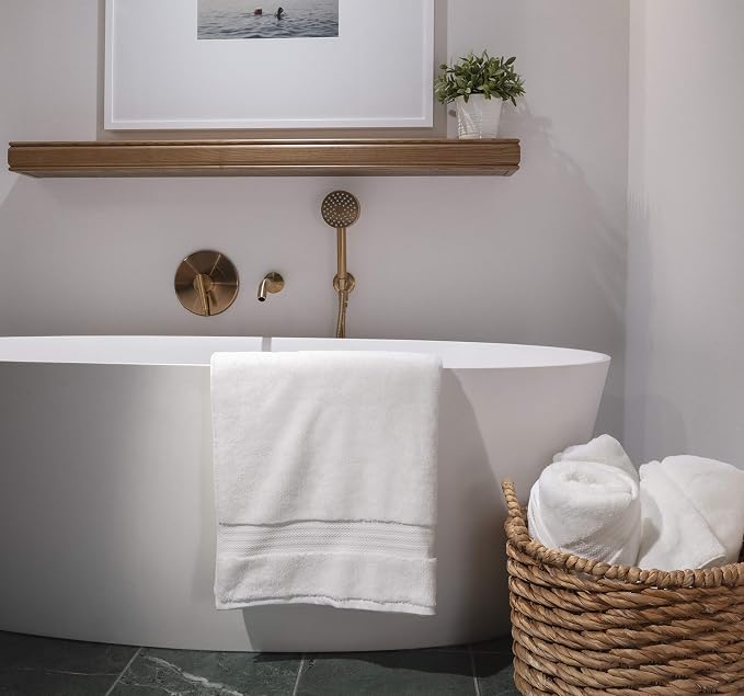 Fabdreams 100% Organic Cotton Bath Towel Set of 6 700 GSM Hotel Premium Plush - Image 7