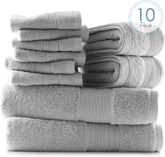 Hearth & Harbor Bath Towels for Bathroom - Image 2