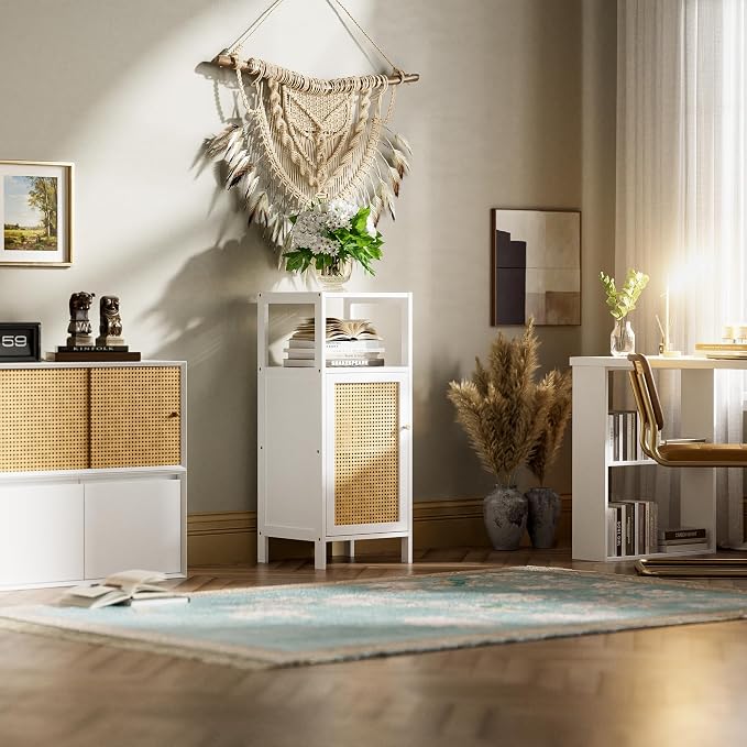 HITNET Bamboo Cabinet, Bathroom Storage Cabinet - Image 9