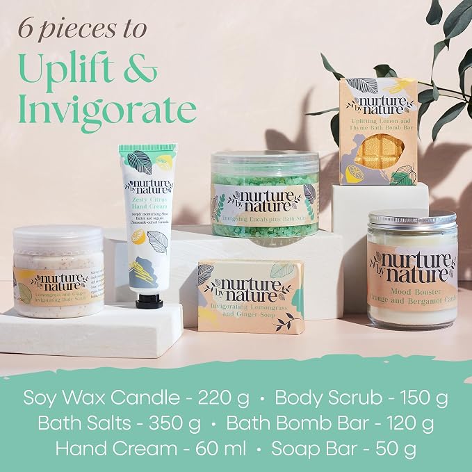 Nurture by Nature RELAX & UPLIFT Spa Kit - Image 2