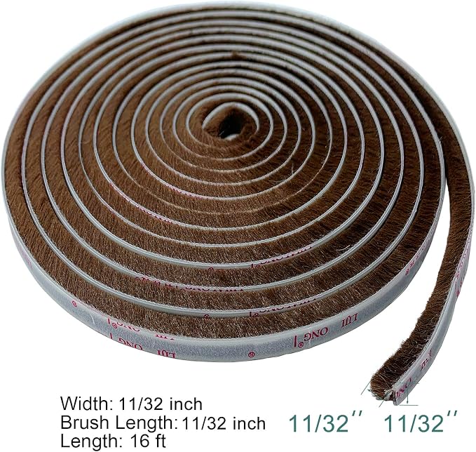 TORRAMI Felt Pile Weather Stripping Brush Strip - Image 2