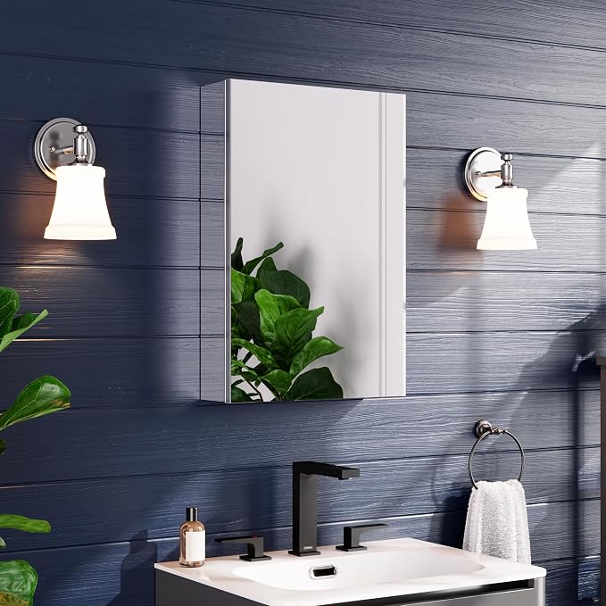 Medicine Cabinet 16" x 24", Bathroom Medicine Cabinet by ElevateYourBathroom