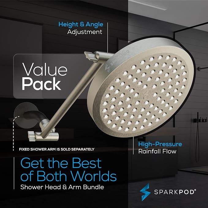 SparkPod Round Rain Shower Head - Image 3