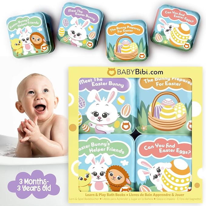 Easter Bath Book Set for Babies & Toddlers – 4 Colorful, and Waterproof Bath - Image 5
