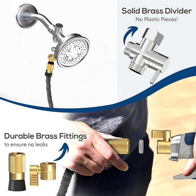 Indoor Hose Attachment with Handheld Sprayer - Image 5