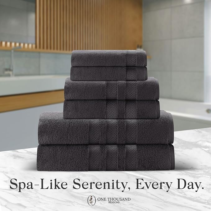 Premium Staple Cotton Bathroom Towel Set - Image 6