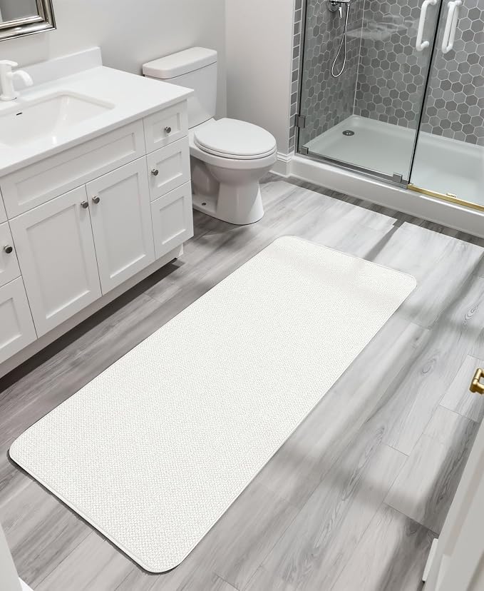Bath Mat, Ultra Thin Bathroom Runner Rugs, Large Bath Mats - Image 7