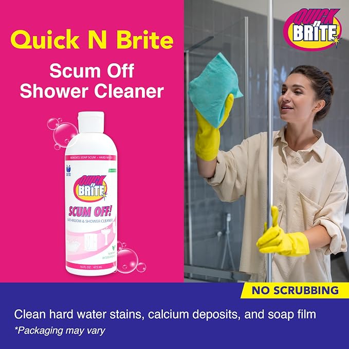 Quick 'n Brite Scum Off Shower Cleaner - Image 2
