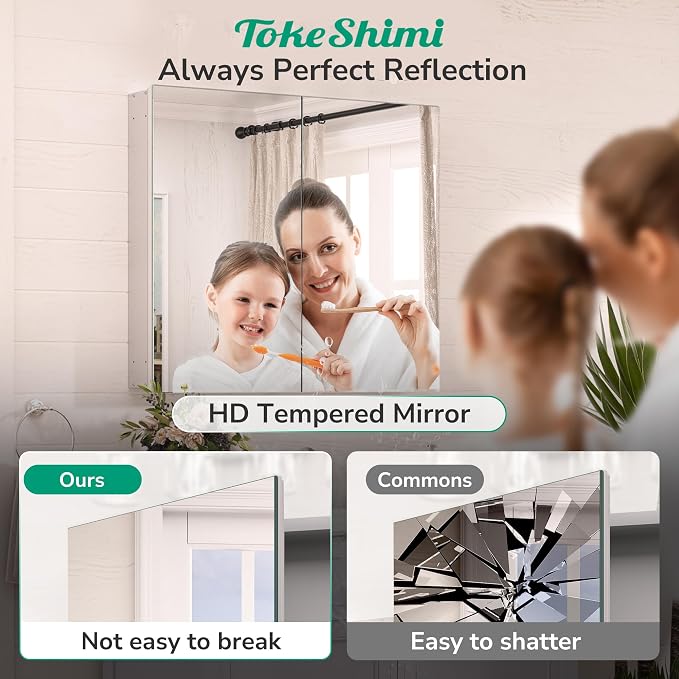 TokeShimi 16x24 Bathroom Medicine Cabinet - Image 7