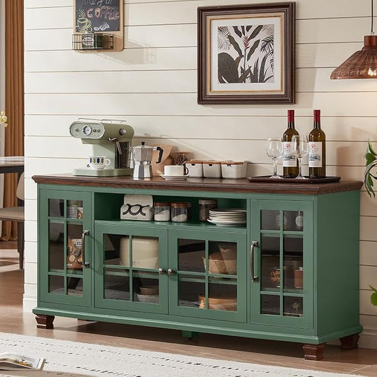 Large Sideboard Buffet Cabinet by SAVORLIFEFurniture