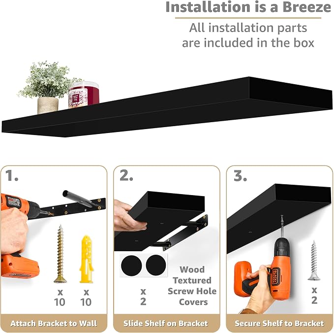 Sorbus Floating Shelves for Wall - Image 4