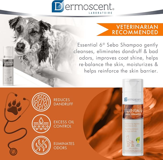 Essential 6 Sebo Shampoo for Dogs, Cats & Pets | 100% Natural, Soap-Free Formula - Image 7