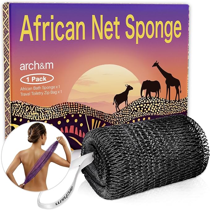 African Exfoliating Net Sponge Afroscrub by ARCHM