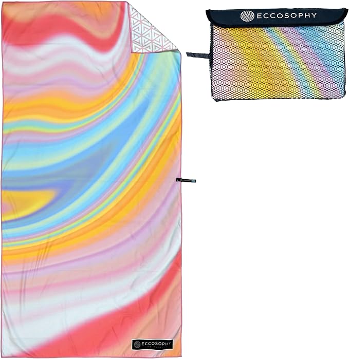 ECCOSOPHY Microfiber Beach Towel by ECCOSOPHY