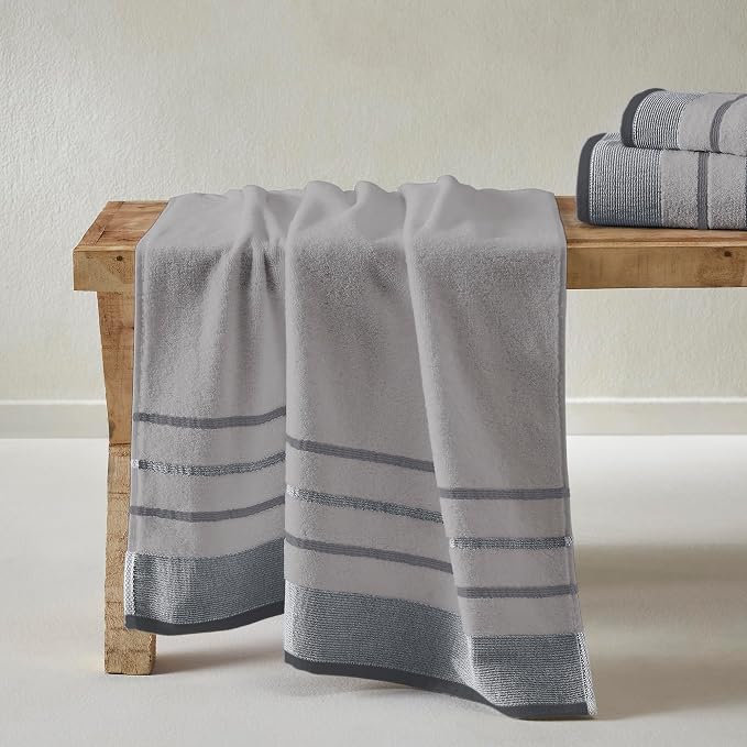 Great Bay Home Decorative Oversized Bath Sheet Set - Image 3