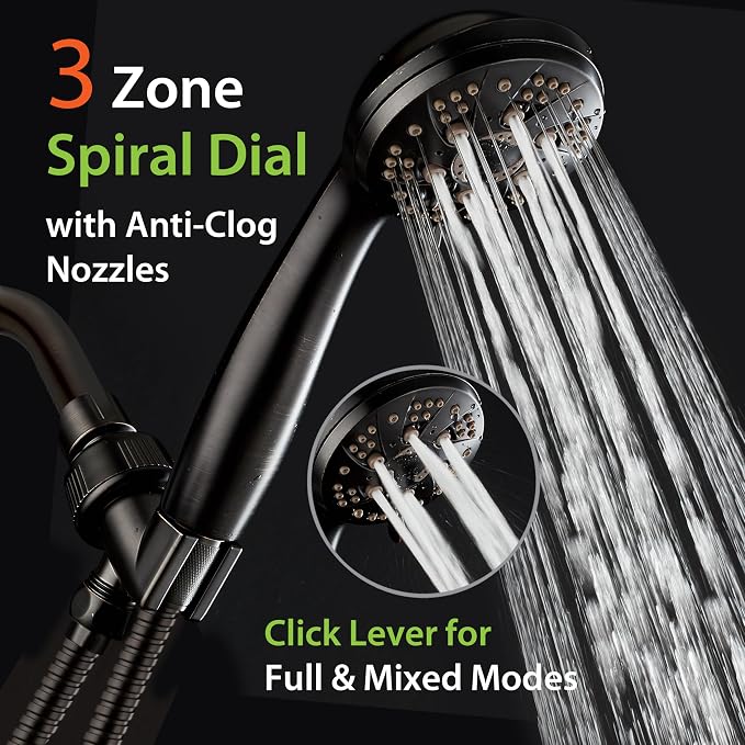 AquaDance For California High Pressure 6-Setting Oil Rubbed Bronze Face - Image 3