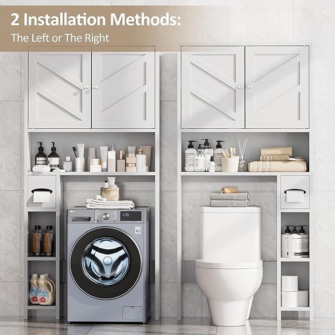 Meilocar Over Toilet Storage Cabinet - Image 3